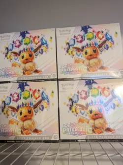 LOT OF 4 - Pokemon Prismatic Evolutions Elite Trainer Box ETB New Factory Sealed - Image 1