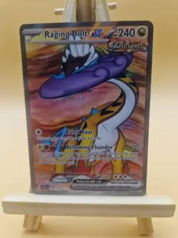 Pokemon TCG Raging Bolt EX Full Art Temporal Forces 196/162 NM Condition - Image 1