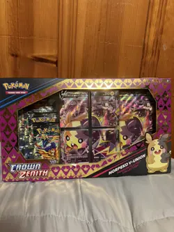 Pokemon Crown Zenith Morpeko V-Union Premium Playmat Collection Sealed - Image 1