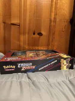 Pokemon Crown Zenith Morpeko V-Union Premium Playmat Collection Sealed - Image 5
