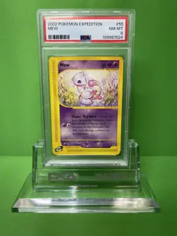 2002 POKEMON EXPEDITION 55 MEW PSA 8 - Image 1