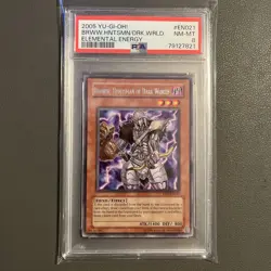 PSA 8 2005 Yu-Gi-Oh! 1st Edition Broww, Huntsman of Dark World EEN-EN021 - Image 1