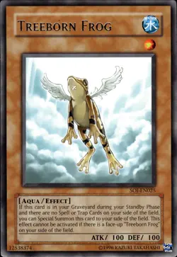 Treeborn Frog - Rare SOI-EN025 - LP - YuGiOh - Image 1