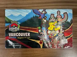 Pokemon TCG Sealed Pokeka Wcs 2013 Playmat Vancouver World Championships NEW - Image 1