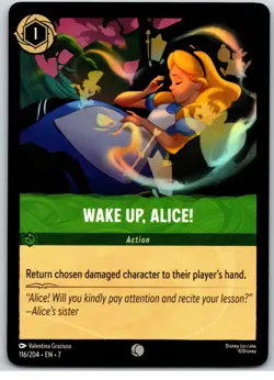 #116 Wake Up, Alice! - Common PLAYSET x4 2025 Lorcana Archazia's Island 4x - Image 4