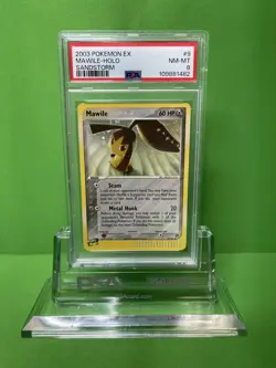 2003 POKEMON EX SANDSTORM 9 MAWILE-HOLO PSA 8 - Image 1