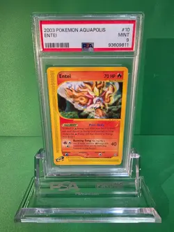 2003 POKEMON AQUAPOLIS ENTEI 10/147 PSA 9 - Image 1
