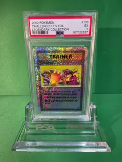 2002 POKEMON LEGENDARY COLLECTION CHALLENGE! REVERSE FOIL 106/110 PSA 5 - Image 1