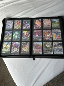 Pokemon TCG Binder with Sleeves And Binder Included.120 Card Total Nearmint/mint - Image 1