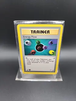Energy Flow Gym Heroes 1st Edition Common 122/132 - Pokemon TCG NM - Image 1