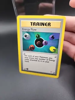 Energy Flow Gym Heroes 1st Edition Common 122/132 - Pokemon TCG NM - Image 2