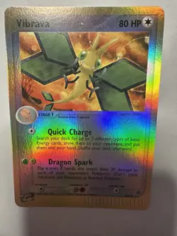 Pokemon TCG - EX Dragon - Rare - Reverse Holo - Vibrava - 22/97 - Near Mint - Image 1