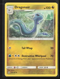 Dragonair 150/236 Uncommon Unified Minds Pokemon Near Mint - Image 1