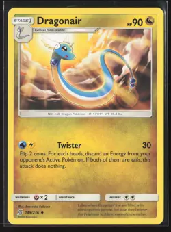 Dragonair 149/236 Uncommon Unified Minds Pokemon Near Mint - Image 1