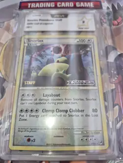 Carte Pokemon Snorlax Holo Prerelease Staff Stamp 33/95 Call of Legends PCA 9 - Image 1