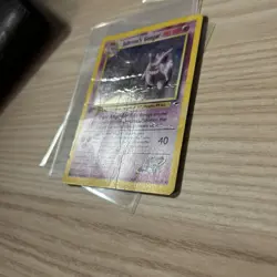 2000 POKEMON GYM HEROES HOLO 1ST EDITION #14 SABRINA'S GENGAR *VERY DAMAGED* - Image 2