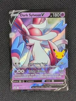 Dark Sylveon V SWSH134 Holo Promo Sword & Shield Promo Pokemon Near Mint - Image 1