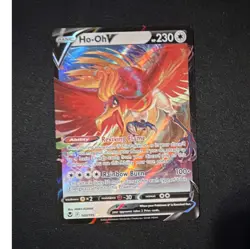 Pokemon Ho-Oh V Ultra Rare Full Art Holo Silver Tempest 140/195 230 HP - Image 1