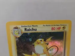 2000 Pokemon TCG Raichu Base Set 2 16/130 Holo Rare - Image 2