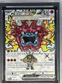 Pokemon Twilight Masquerade ** HF MASK OGERPON ex ** #192 Ultra Rare💎 PSA 10 💎 - Image 2