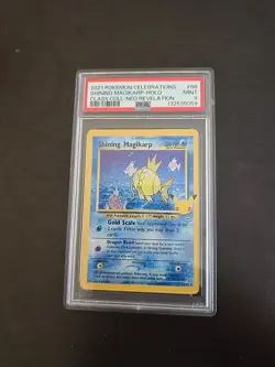 2021 POKEMON CELEBRATIONS CLASSIC COLLECTION #66 SHINING MAGIKARP-HOLO PSA 9 - Image 1