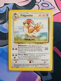 Pidgeotto 22/102 Pokemon TCG Base Set Unlimited MP - Image 1
