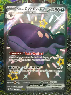 Paldean Clodsire ex # 219/091 SV: Paldean Fates - M/NM Pokemon - Image 1