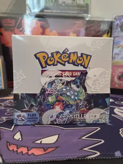 Pokemon Stellar Crown Booster Box - Scarlet & Violet TCG New Sealed Helps Kids - Image 1