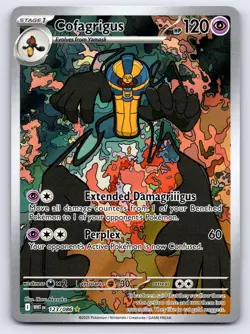 Cofagrigus 123/086 Illustration Rare White Flare Pokemon Near Mint - Image 1