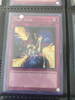 Yugioh Trap Stun Super Rare AP02 3x set Unlimited NM - Image 3