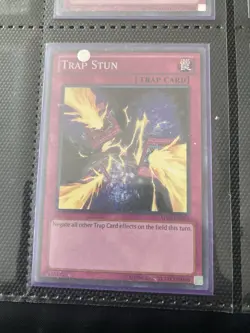 Yugioh Trap Stun Super Rare AP02 3x set Unlimited NM - Image 4