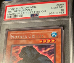 Mother Grizzly 1st Edition Rare 2002 YuGiOh! Magic Ruler MRL-090 PSA 10 💎 - Image 2
