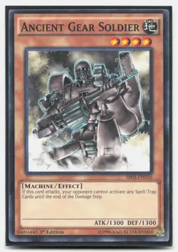Ancient Gear Soldier SR03-EN010 Machine Reactor Yu-Gi-Oh 1st Edition NM/M - Image 1