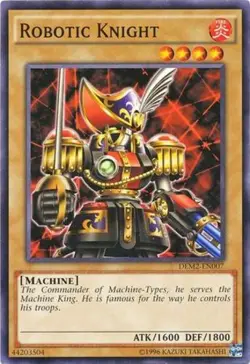 Robotic Knight - DEM2-EN007 - Common - Unlimited - Moderately Played - Image 1