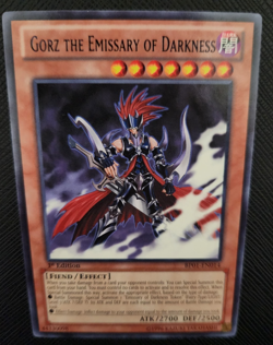 Yu-Gi-Oh! Gorz the Emissary of Darkness BP01-EN014 Rare 1st Edition - Image 1