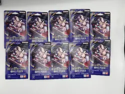 One Piece TCG The Azure Sea’s Seven OP-14 Sleeved Booster Pack Lot Of 10 Sealed - Image 1
