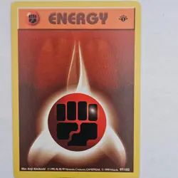 Base Set First Edition Energy Cards-Choose Your Own! Fire, Grass, Electric, Psy - Image 1
