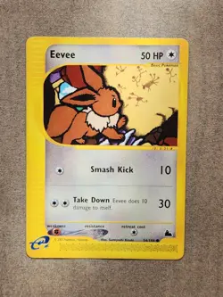 Pokemon Eevee Skyridge Non-Holo Card 54/144 Vintage - Image 1