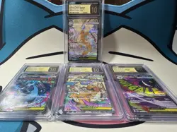 CGC PRISTINE 10 - 4 Graded Card Lot | CHARIZARD GENGAR DRAGONITE - Image 1