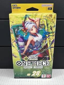 Bandai One Piece Card Game Starter Deck Yamato ST-28 English 50 Cards + Booster - Image 1