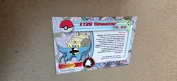 2000 Pokemon Topps Series 3 Omastar Holographic Holo Foil Card - Image 4