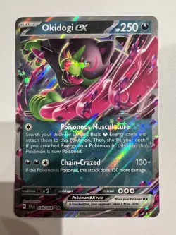 Okidogi EX 036/064 S&V Shrouded Fable Holo Double Rare Pokemon Card - Image 1