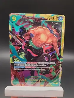 Roronoa Zoro OP06-118 SEC - One Piece TCG - English Card Near-Mint Secret Rare - Image 1