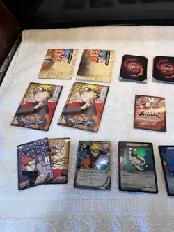 Naruto CCG CARD LOT 120+ Cards And Extra - Image 4