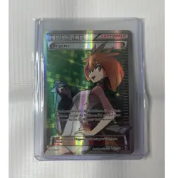 Pokemon Brigette Full Art Ultra Rare Holo Trainer 161/162 Breakthrough 2015 Card - Image 1