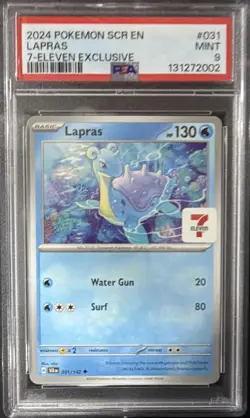 Lapras (7-Eleven Promo) 031/142 Miscellaneous Cards & Products Regular PSA 9 - Image 1
