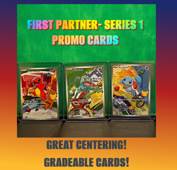 2026 FIRST PARTNER COLLECTION- SERIES 1 PROMO CARDS- CHARMANDER, BULBA, SQUIRTLE - Image 2