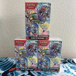 Lot Of 3 Pokemon Scarlet & Violet Journey Together Booster Bundle Sealed - Image 1