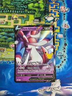 Dark Sylveon V - SWSH134 - SWSH: Sword & Shield Promo Cards Holo - PTCG - MP - Image 1