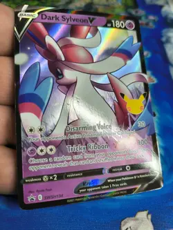 Dark Sylveon V - SWSH134 - SWSH: Sword & Shield Promo Cards Holo - PTCG - MP - Image 2